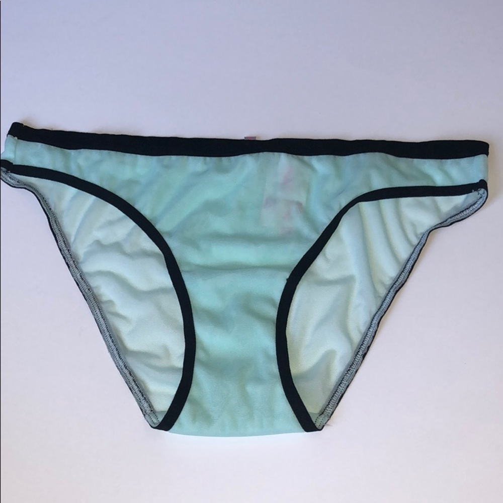 NWT: Victoria Secret PINK mesh turquoise briefs